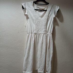 Roxy size s/p White Sleeveless Dress